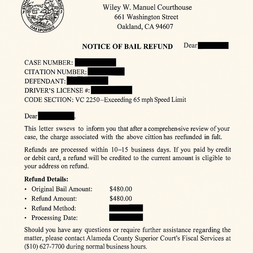 Successfully won case in Oakland